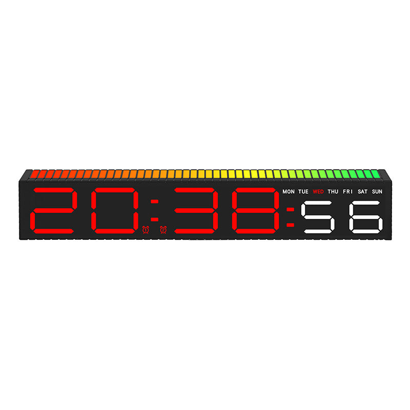 Digitaluhr mit Kalender und Wochentagsanzeige Brehn
