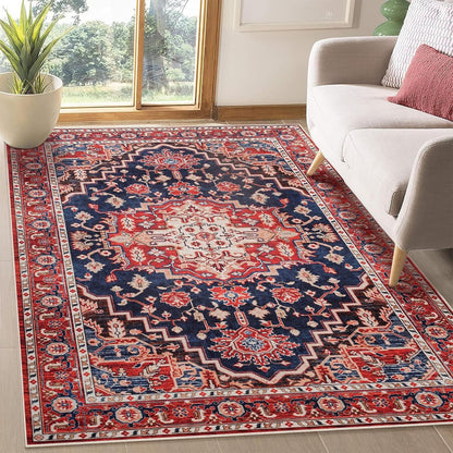 Verschnörkelter vintage-inspirierter Teppich Brehn