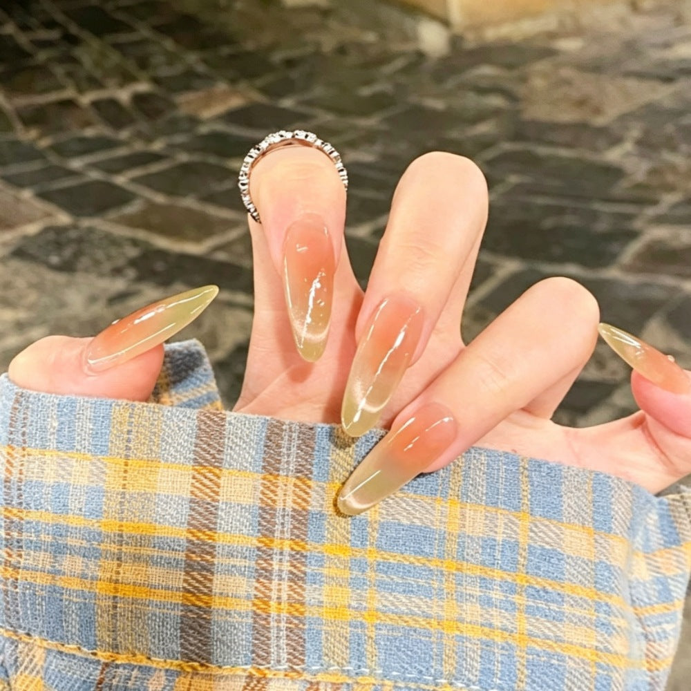 Stilvolle lange Stiletto Press-On Nägel Brehn