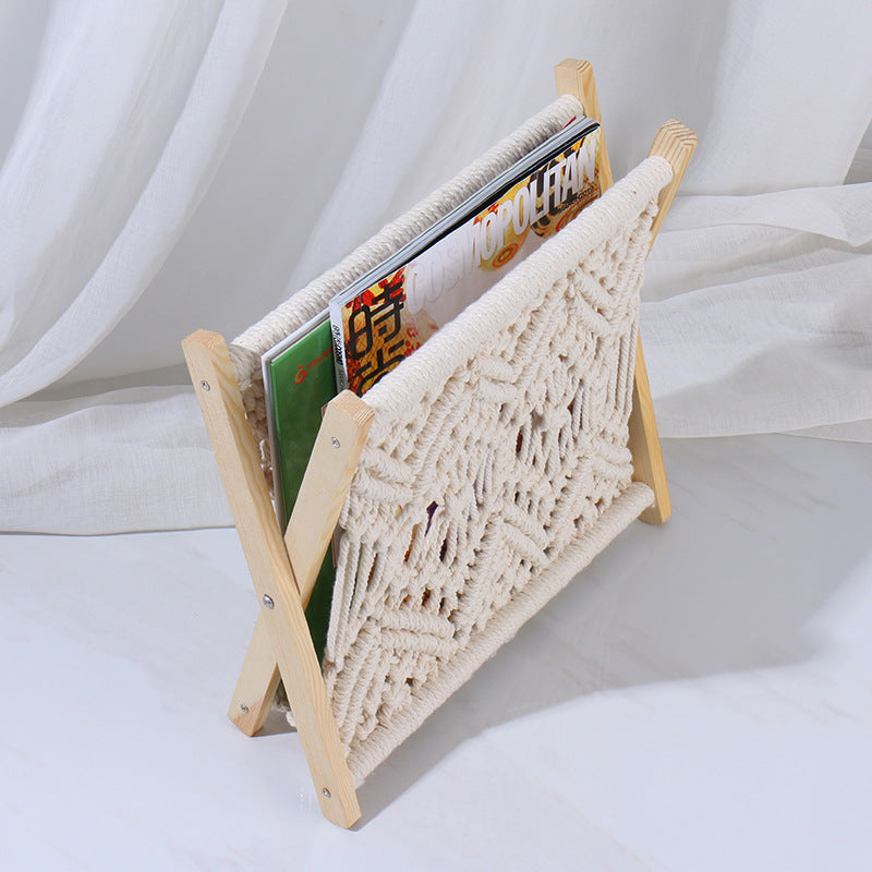 Makramee Zeitschriftenständer Brehn