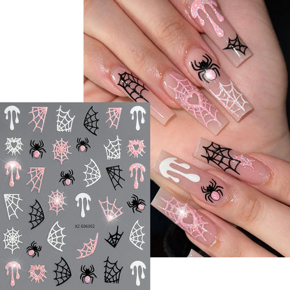 Halloween-Themen Nagelkunst Aufkleber Set  1791507032