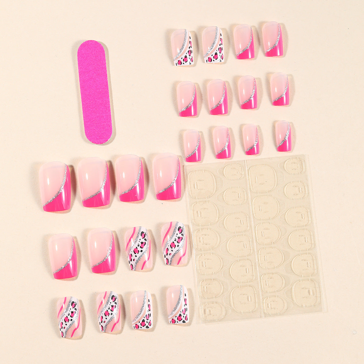 Stylisches Tierdruck Nagelkunstset Brehn