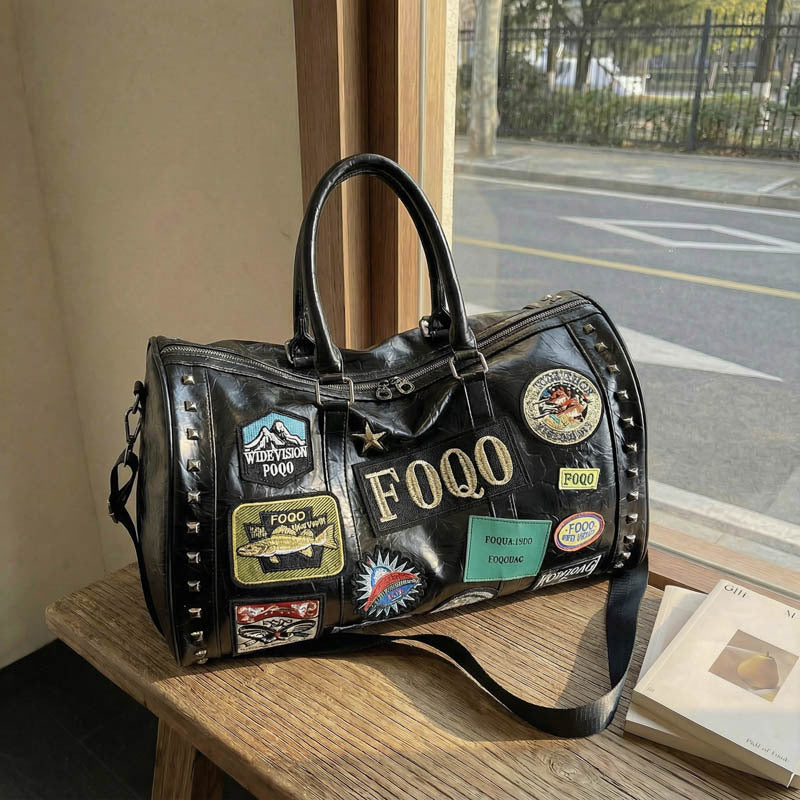 Stilvolle Patchwork Reisetasche Brehn