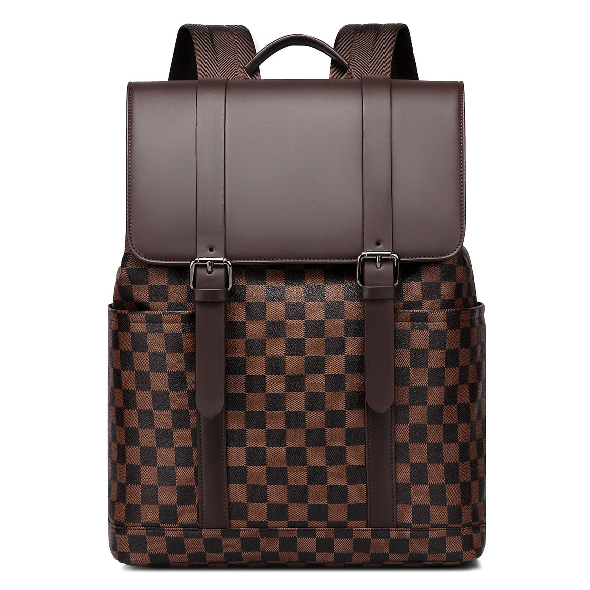 Stylische Kariert Rucksack Brehn