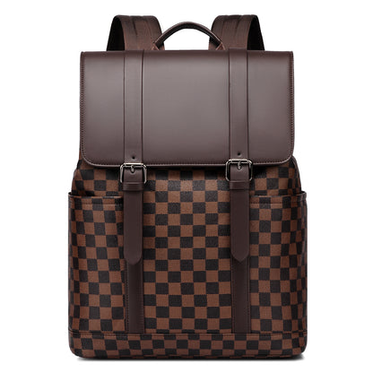Stylische Kariert Rucksack Brehn