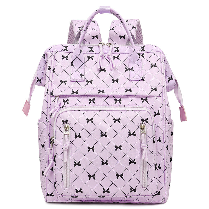 Stylische Schleifen-gedruckte Rucksack Brehn