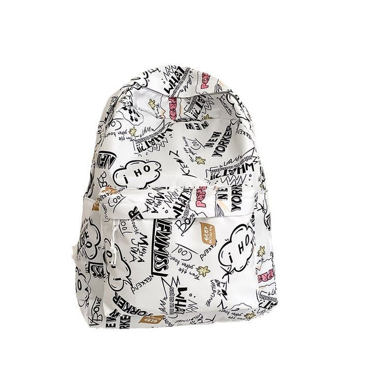 Rucksack mit Kreativem Graffiti-Design Brehn