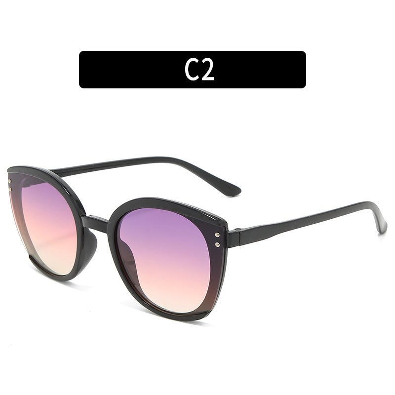 Stylische Übergroße Geometrische Sonnenbrille