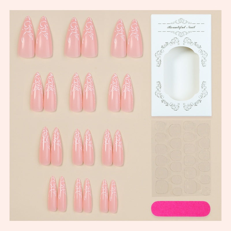 Kunstnagelset mit eleganten Designer-Mustern Brehn