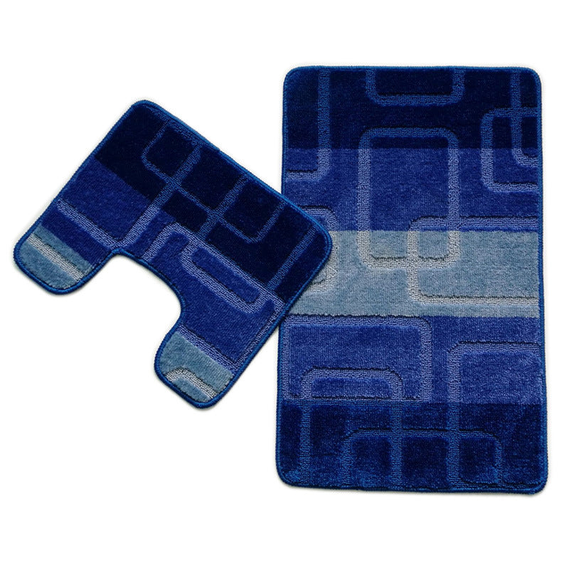 Weiches Plüsch-Badezimmermatten-Set