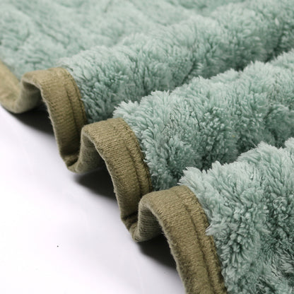 Damen gemusterte Kuscheldecke aus weichem Bouclé Brehn
