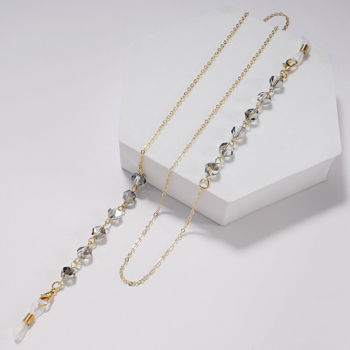 Elegante kristallbesetzte Brillen Kette Brehn