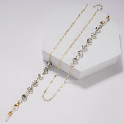 Elegante kristallbesetzte Brillen Kette Brehn