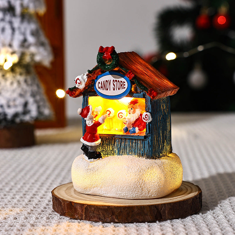 Beleuchtete Weihnachtsdorf-Dekoration Brehn