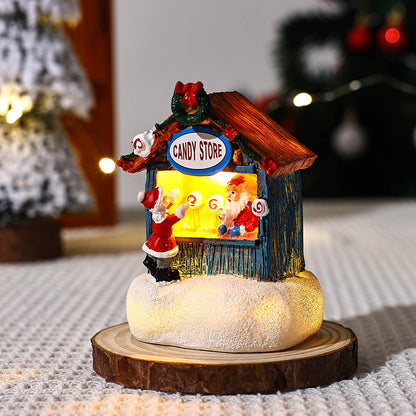 Beleuchtete Weihnachtsdorf-Dekoration Brehn
