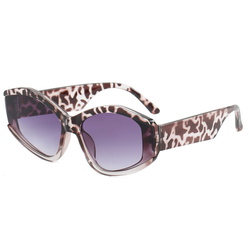 Damen modische Sonnenbrille mit markantem, futuristischem Design Brehn