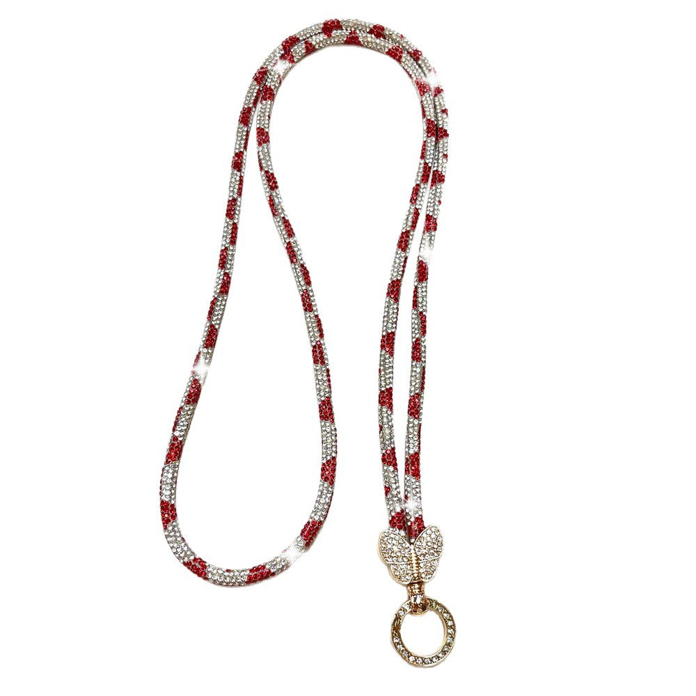 Rhinestone-besetzte Telefon-Lanyard Brehn