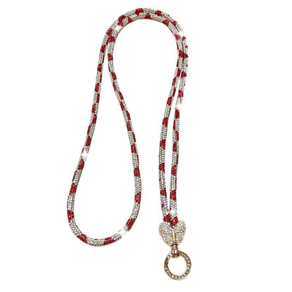 Rhinestone-besetzte Telefon-Lanyard Brehn