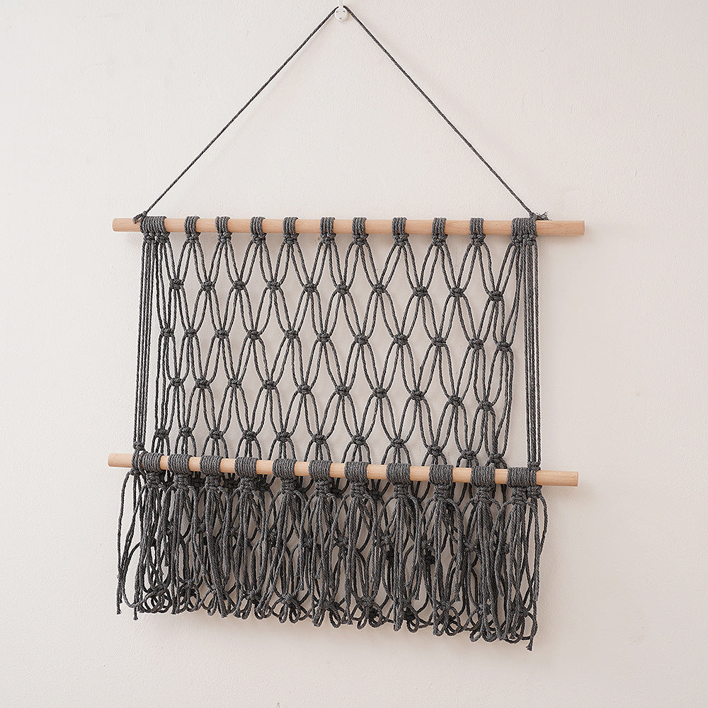 Macrame Spielzeug Aufbewahrungshängematte Brehn