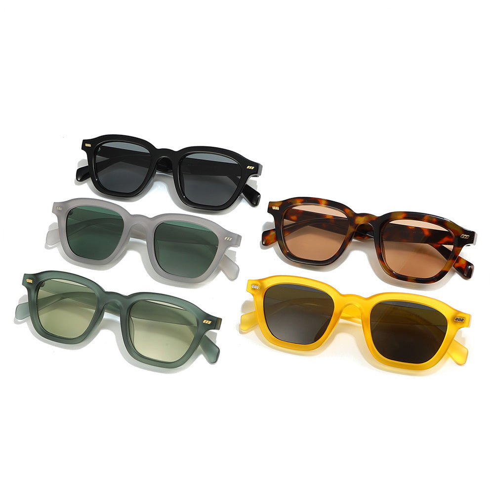 Zeitgenössische Übergroße Quadratische Sonnenbrille Brehn