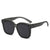 Premium Übergroße Quadrat-Sonnenbrille
