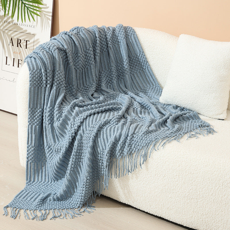 Damen stylische Wohnzimmerdecke mit Fransenmuster Brehn