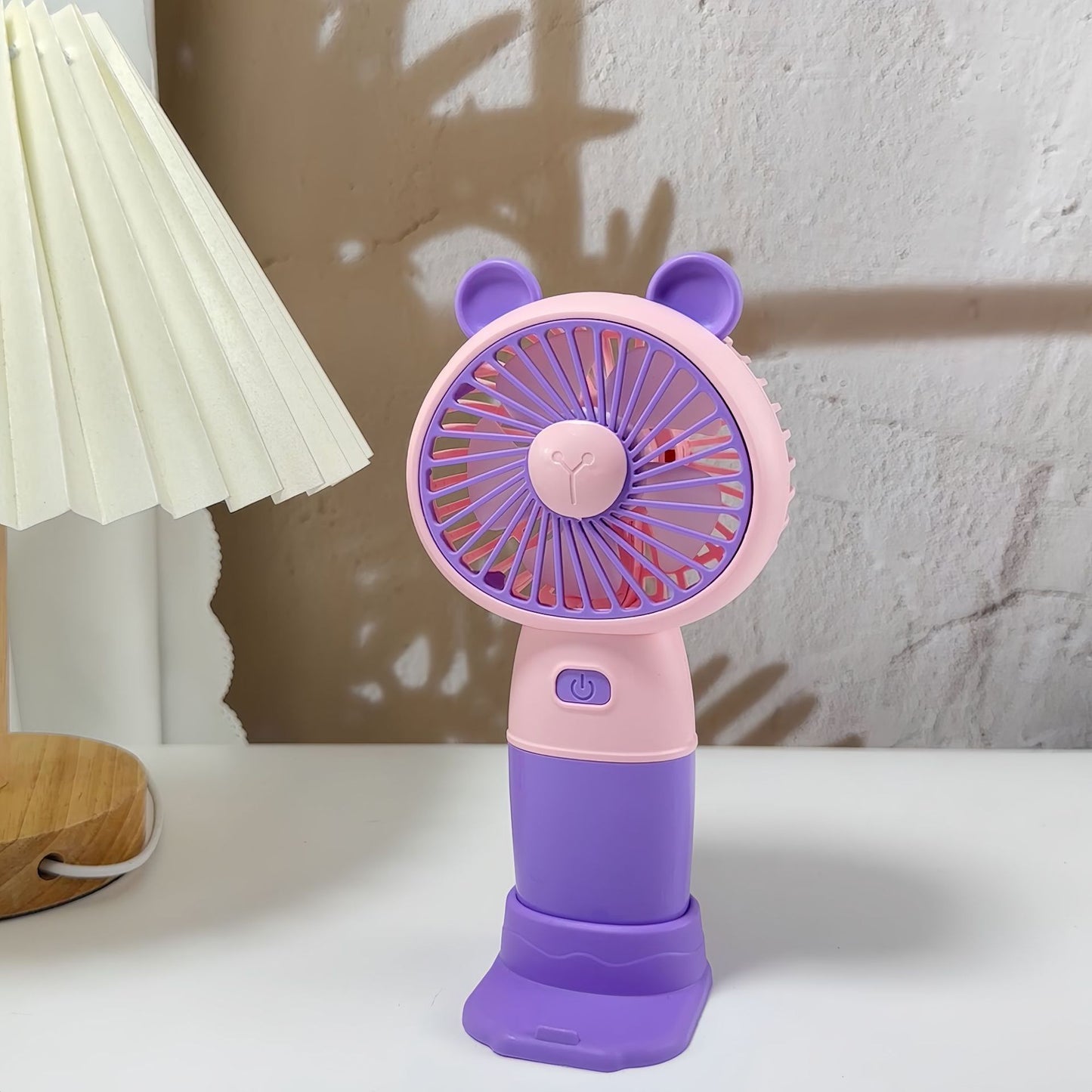 Damen Tragbarer Handventilator mit Tierohren Brehn