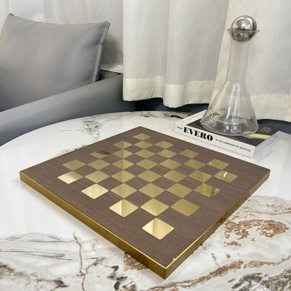 Elegantes Holz-Schachspielbrett