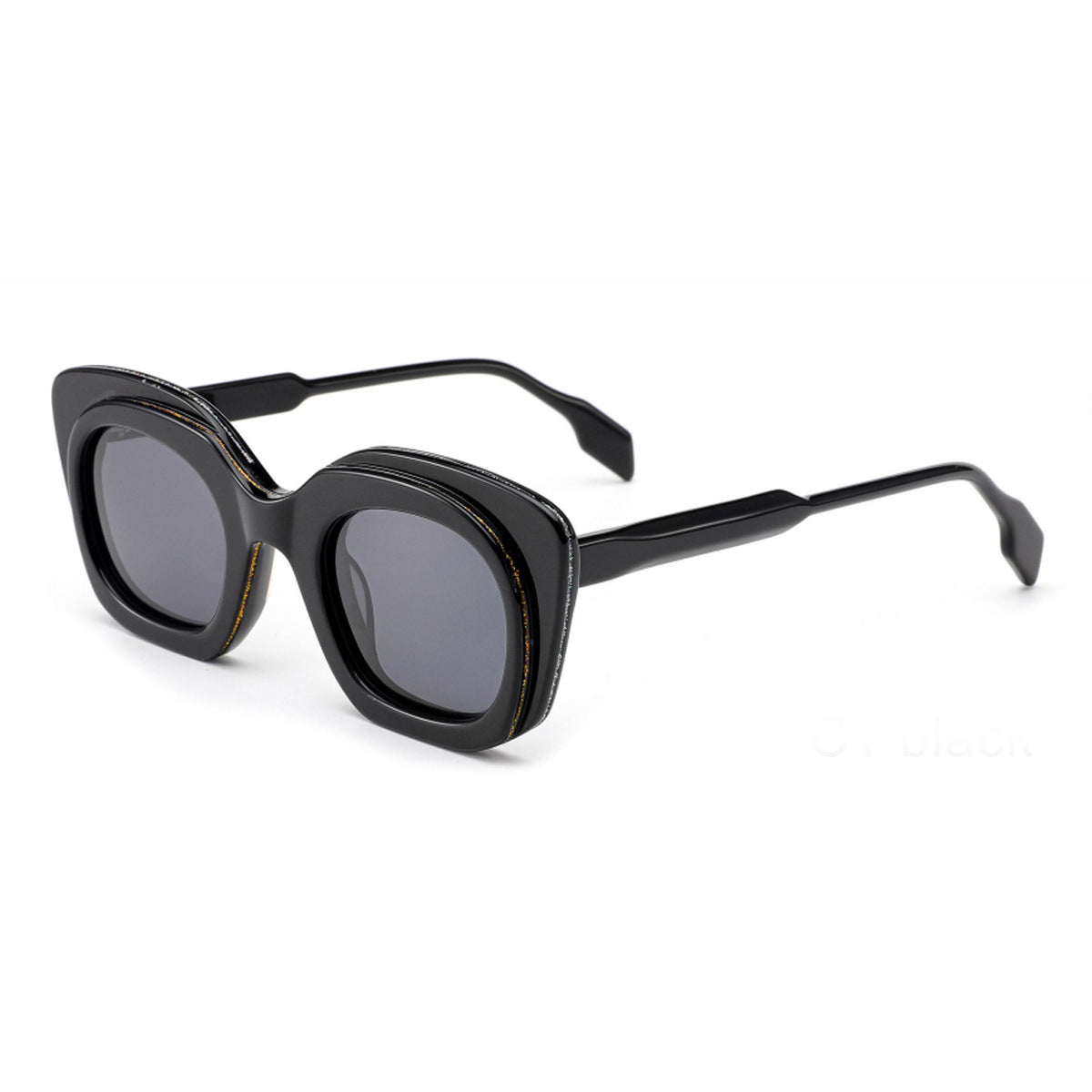 Damen Sonnenbrille mit breitem, modernem Rahmen Brehn