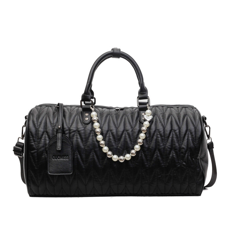 Edle Reisetasche Im Modernen Rautendesign Brehn