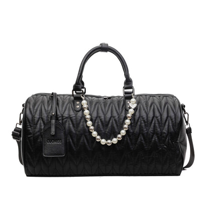 Edle Reisetasche Im Modernen Rautendesign Brehn