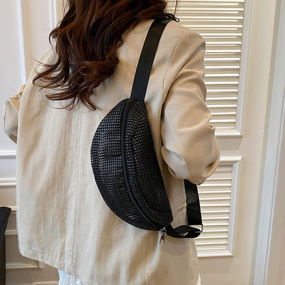 Schimmernde mit Strass verzierte Gürteltasche Brehn