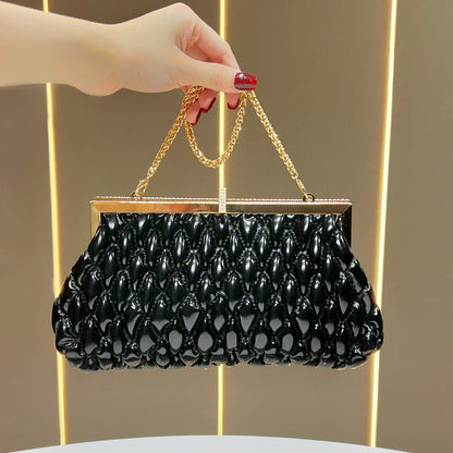 Elegante strukturierte Abendhandtasche