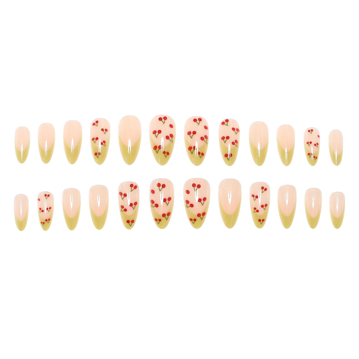Kirschblüten-Themen Press-On Nagelset