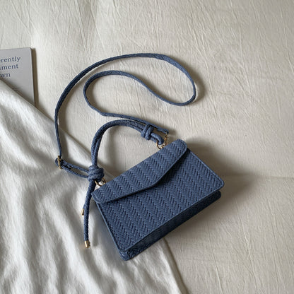 Handgewebte Crossbody Mini Tasche