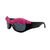 Damen kreative Sonnenbrille mit innovativem Strukturrahmen Brehn