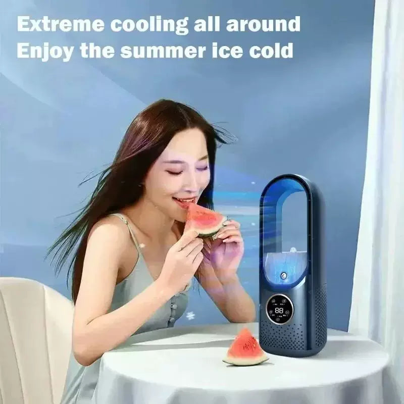 Unisex Einheitsgröße blattloser evaporativer Turmventilator und Luftbefeuchter mit Touch-LED-Display und bürstenlosem Motor Brehn