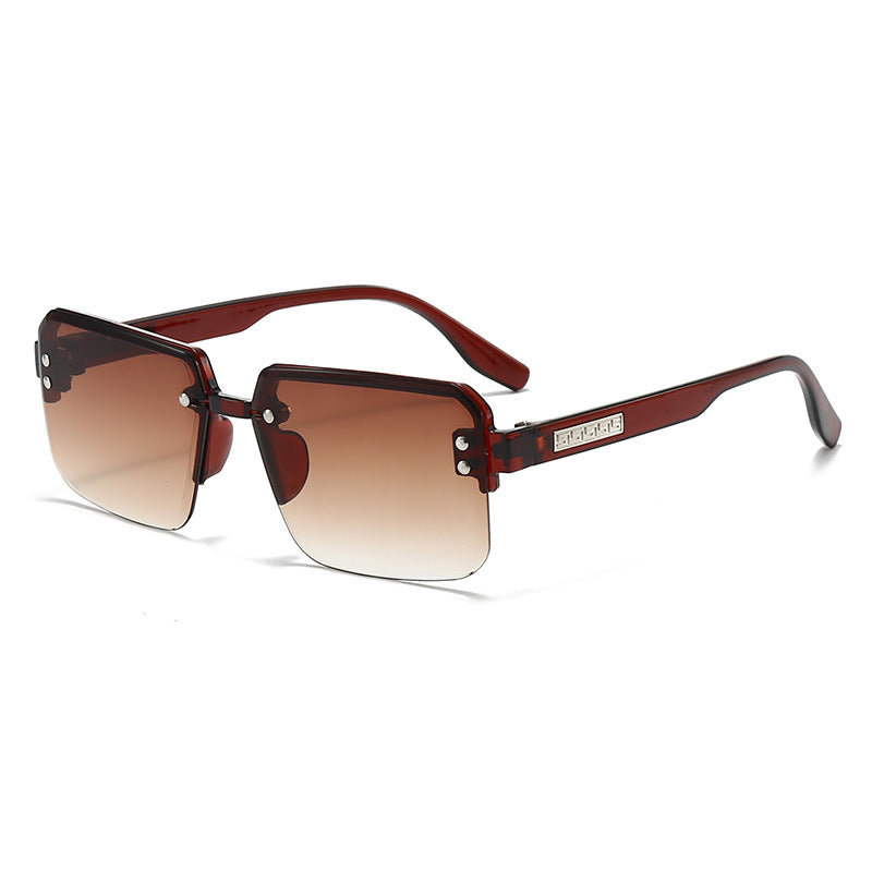 Damen quadratische Sonnenbrille mit verlaufendem Glas Brehn