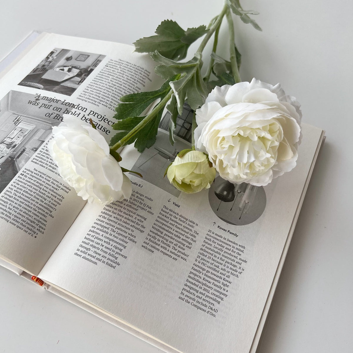 Stylische Blumen Dekoration
