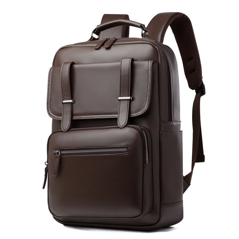 Leder Laptop Rucksack Brehn