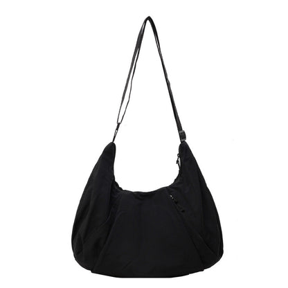 Weiche Stoff Freizeit Schultertasche