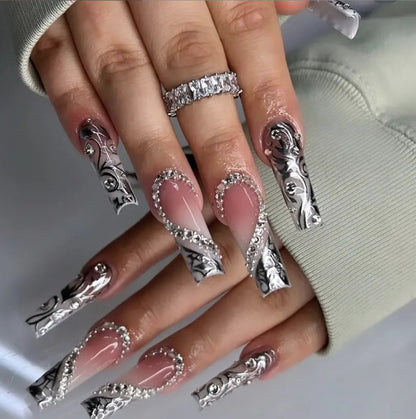 Festliches Feiertags-Themen Druck-Nagelkunst-Set