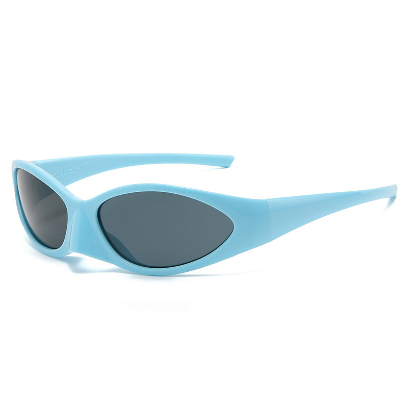 Damen Sportliche Sonnenbrille mit aerodynamic Design Brehn