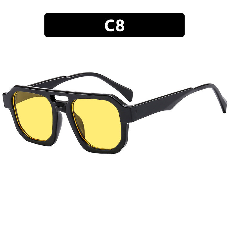Damen stilvolle geometrische Sonnenbrille Brehn