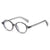 Retro-inspirierte klare Rahmenbrille