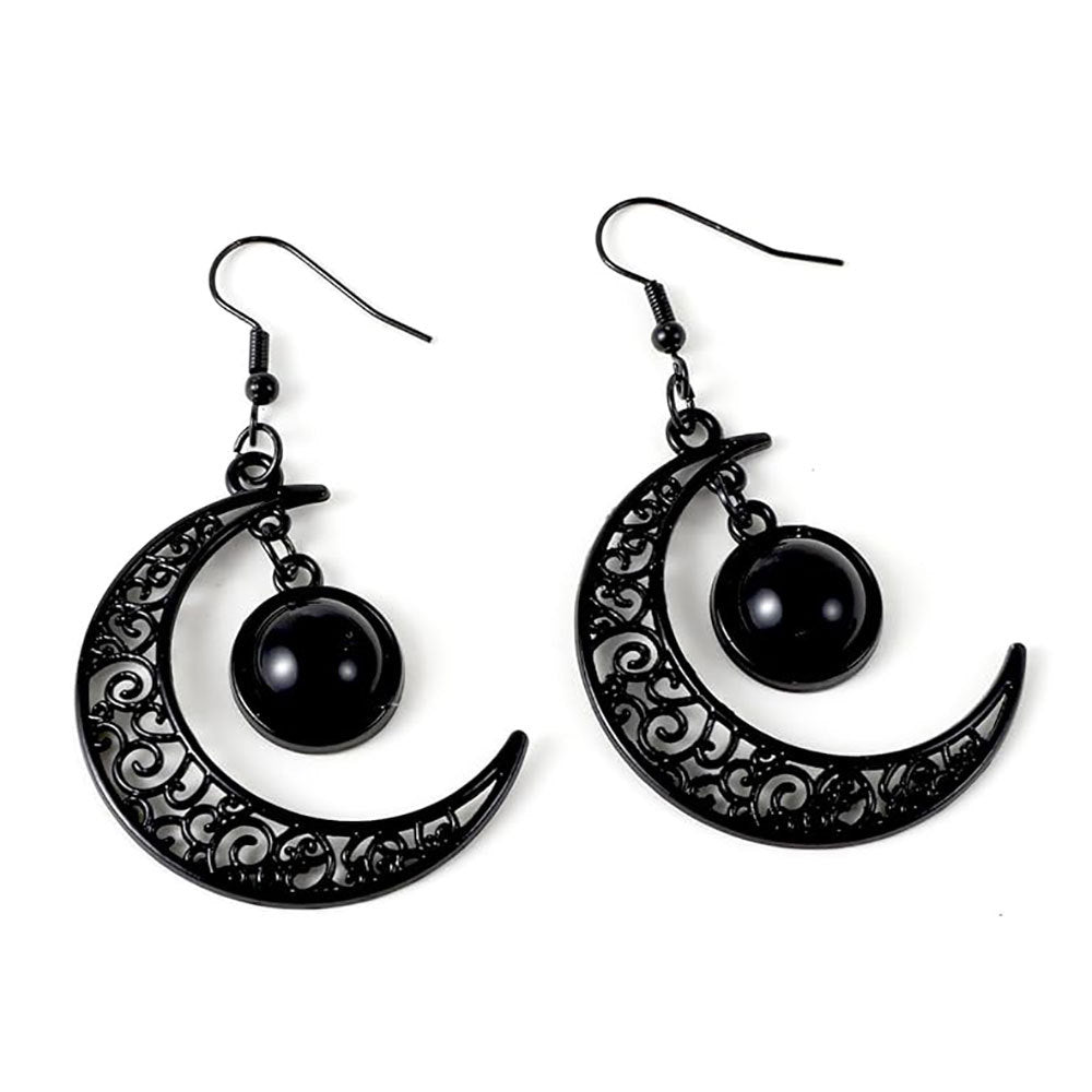 Aufwendige Mond- und Orb-Ohrhänger Brehn