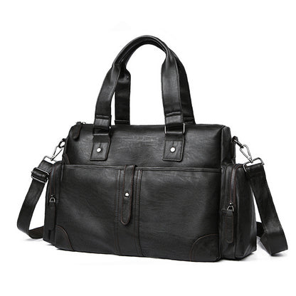 Premium Leder Reis Duffel Tasche Brehn