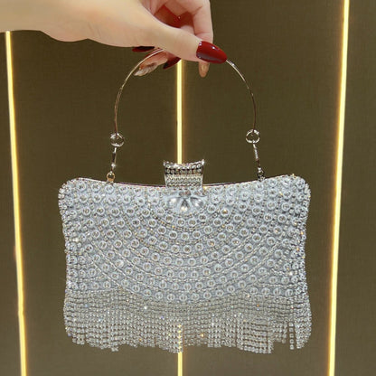 Rhinestone-besetzte Abend-Clutch