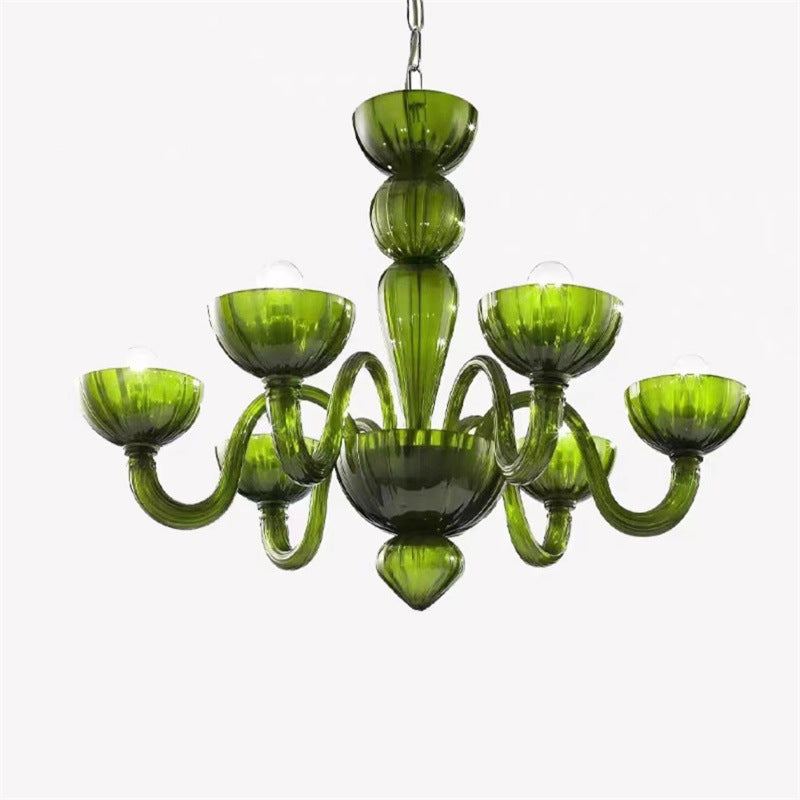 Elegante Glas-Kronleuchter