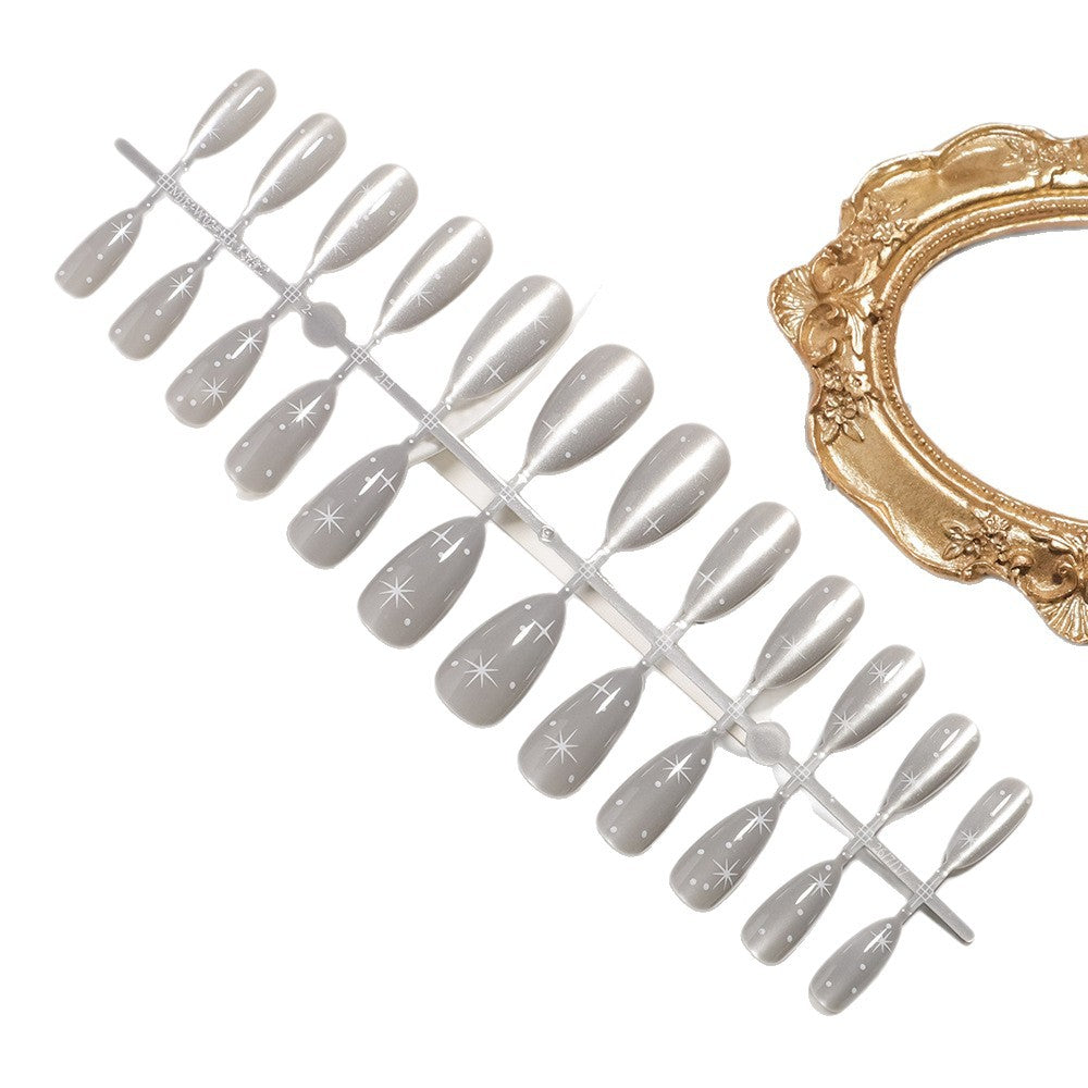 Premium Metallic Press-On Nagelspitzen Brehn